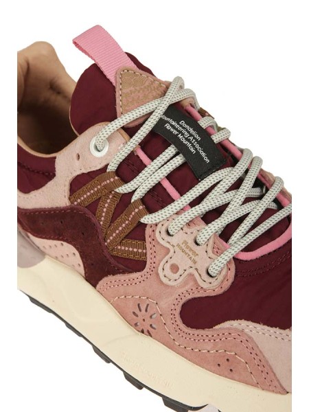 Sneakers Flower Mountain YAMANO 3 Rosa/Bordeaux